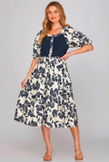 Royal Navy dress midi