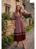 Victoria wine Dress